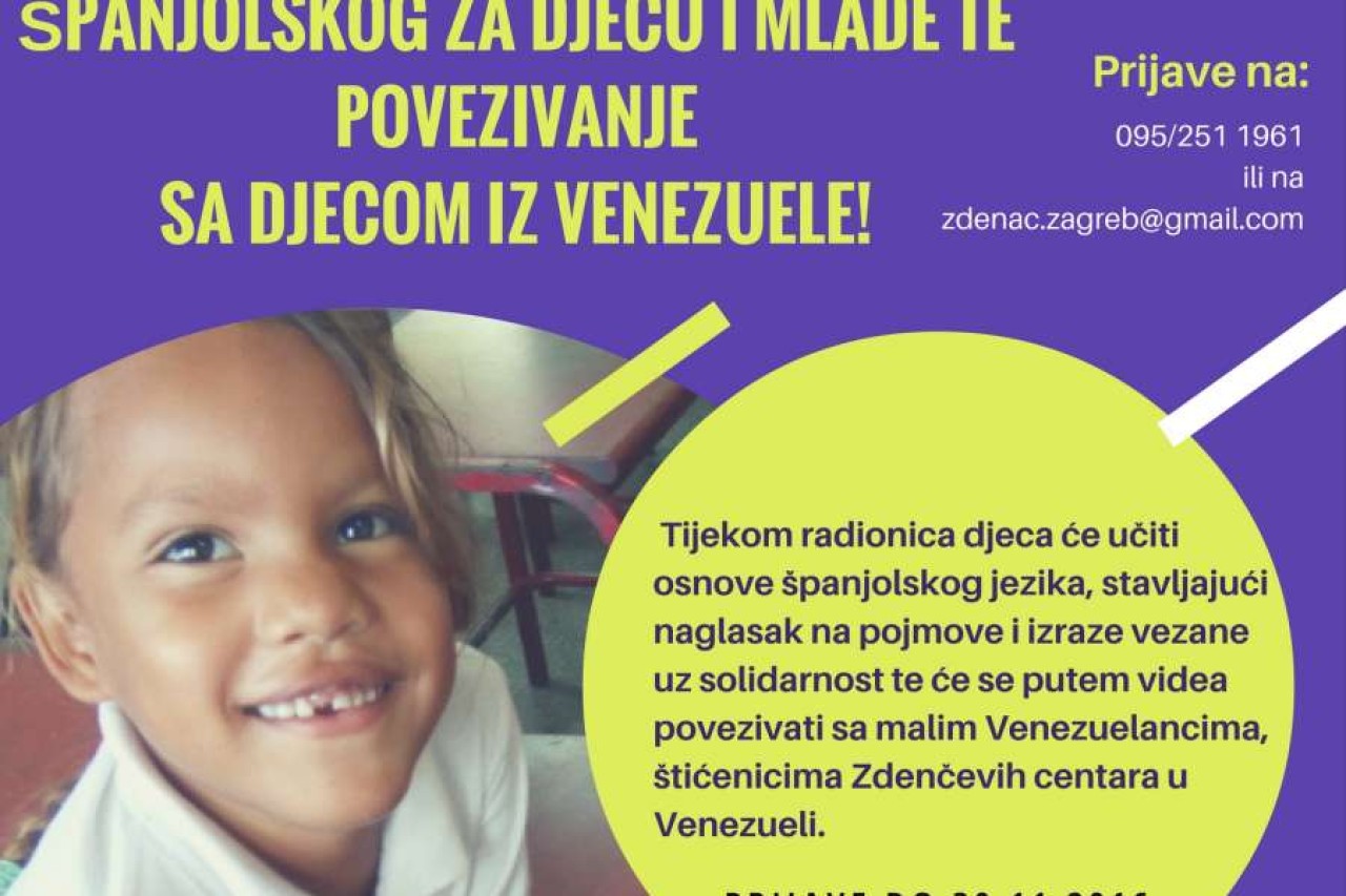 Besplatne radionice Španjolskog jezika i povezivanje sa Venezuelancima!