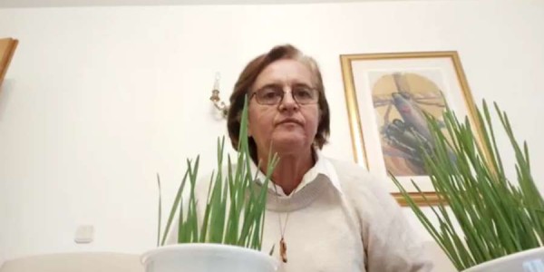 Božićna čestitka s. Ljilje Lončar
