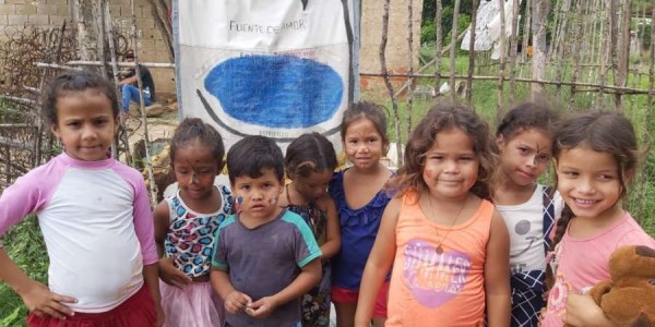 Arepazo u božićno vrijeme u zajednici Pedro Luis Briceño, Venezuela