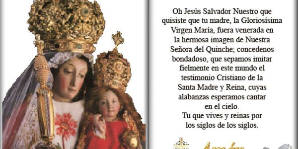 Gospa od Quinchea, zaštitnica Ekvadora: molite za nas