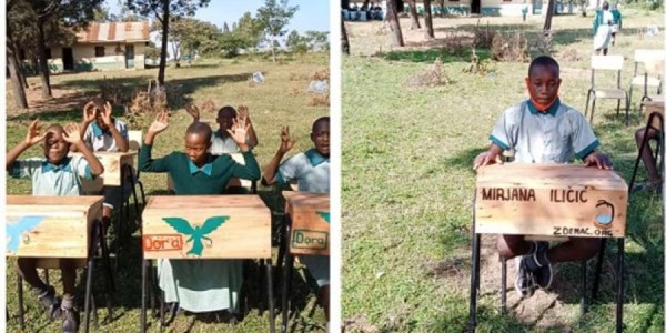 20 novih klupa za djecu Kenije