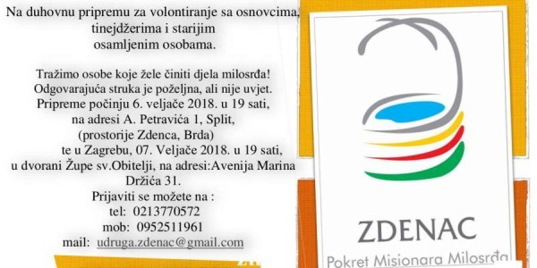 ZDENAC TE ZOVE!