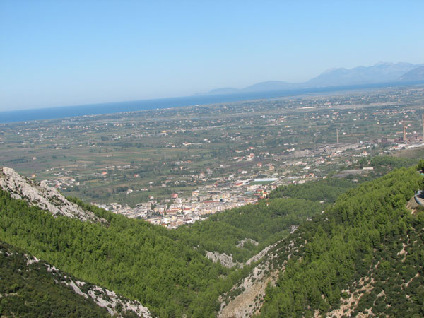 Pogled na Lac iz svetišta sv. Ante